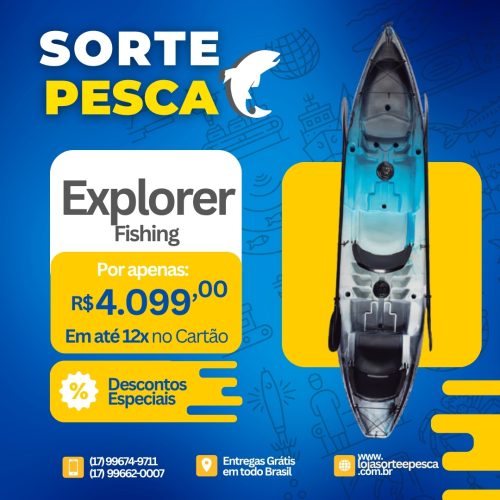 Caiaque Explorer Fishing Up